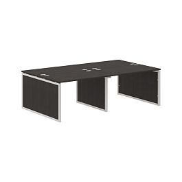 Стол 4-х местный XQPWST 2414 Дуб Юкон Модерн/Алюминий 2400х1406х750 XTEN-QP - Фото предпросмотра