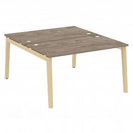 Рабочая станция "Onix wood" OW.D.RS-2.3.8 тиквуд темный/дуб светлый - Фото предпросмотра