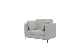 Brasco Диван одноместный BRS-1 Ness 010/Металл Черный 1150*800*840 - Фото предпросмотра