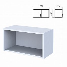 Шкаф-антресоль "Арго", 770х370х410 мм, серый - Фото предпросмотра