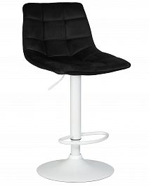 Стул барный DOBRIN TAILOR WHITE (черный велюр (MJ9-101)) - Фото предпросмотра