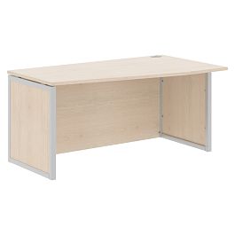 Стол эргономичный XQPCT 169H(R) Бук Тиара/Алюминий 1600х900х750 XTEN-QP - Фото предпросмотра