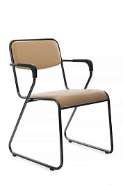 Кресло Nix Plus RCH OMKL-04B Бежевый/Металл Черный - Фото предпросмотра
