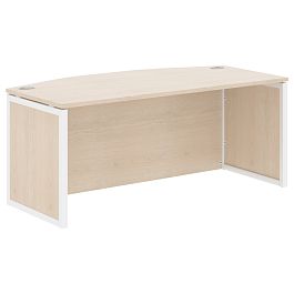 Стол руководителя XQPET 189H Бук Тиара/Белый 1800х914х750 XTEN-QP - Фото предпросмотра