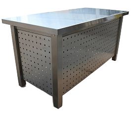 Стол досмотра багажа, МОДЕЛЬ ННН, 600х500х760 мм - Фото предпросмотра