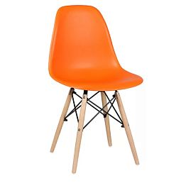 Стул «EAMES DSW» WX-503 оранжевый - Фото предпросмотра