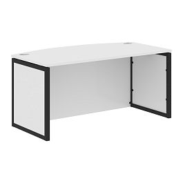 Стол руководителя XQPET 169H Белый/Антрацит 1600х867х750 XTEN-QP - Фото предпросмотра