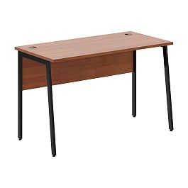 Стол прямой СП-2.1P Орех Французский/Черный 1200х608х755 IMAGO PLUS - Фото предпросмотра