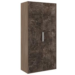 Гардероб B-tone 93,5x45x191,7 дуб урбан бетон темный - Фото предпросмотра