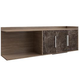 Тумба большая B-tone 183x45x64 дуб урбан бетон темный - Фото предпросмотра