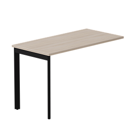Брифинг-приставка Everprof EVO 1210х600x755 опоры 45гр Дуб Соната/Черный - Фото предпросмотра