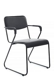 Кресло Nix Plus RCH OMKL-03B Черный/Металл Черный - Фото предпросмотра