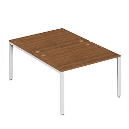 Бенч-система на 2 места Trend Metal 120x147x75 орех экко - Фото предпросмотра