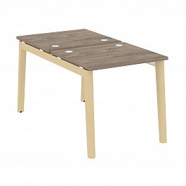 Рабочая станция "Onix wood" OW.D.RS-2.0.7 тиквуд темный/дуб светлый - Фото предпросмотра