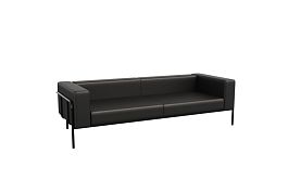 Flex Диван трехместный FLX-3 Santorini 0401/Металл Черный 2100*915*690 - Фото предпросмотра