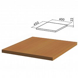 Крышка для тумбы приставной (код 640145) "Монолит", 400х450х22 мм, орех гварнери, ТМ01.3 - Фото предпросмотра