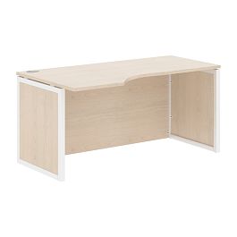 Стол эргономичный XQPCET 169H(L) Бук Тиара/Белый 1600х900х750 XTEN-QP - Фото предпросмотра