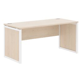 Стол прямой XQPST 167 Бук Тиара/Белый 1600х700х750 XTEN-QP - Фото предпросмотра