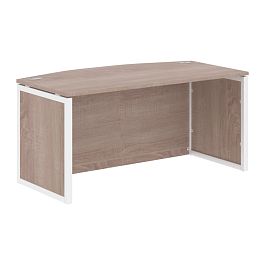 Стол руководителя XQPET 169H Дуб Сонома/Белый 1600х867х750 XTEN-QP - Фото предпросмотра