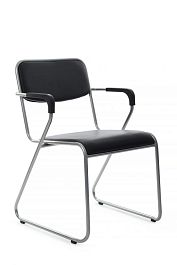 Кресло Nix Plus RCH OMKL-03 Черный/Металл окрашенный Хром - Фото предпросмотра