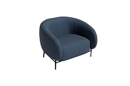 Belt Диван одноместный BLT-1 Сан 19/Металл Черный 910*850*730 - Фото предпросмотра