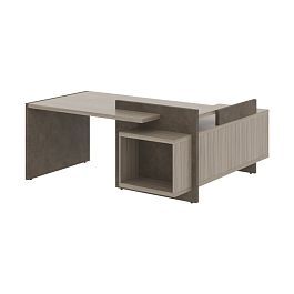 Стол СФ-531221 Дрифтвуд /Бетон чикаго темно-серый 1800х1798х840 WOOD&STONE - Фото предпросмотра