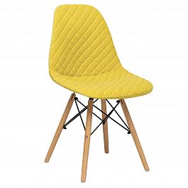 Чехол Е07 на стул Eames, горчичный - Фото предпросмотра