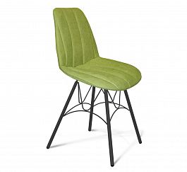 Стул Sheffilton SHT-ST29-C1/S100 на металлическом каркасе оливковый/черный муар - Фото предпросмотра
