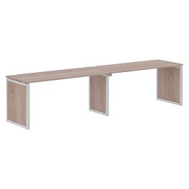Стол 2-х местный XQPWST 3270 Дуб Сонома/Алюминий 1600х700х750 XTEN-QP - Фото предпросмотра