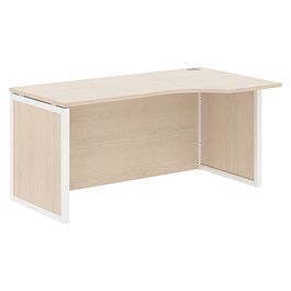 Стол эргономичный XQPCET 169H(R) Бук Тиара/Белый 1600х900х750 XTEN-QP - Фото предпросмотра
