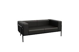 Flex Диван двухместный FLX-2 Santorini 0401/Металл Черный 1750*915*690 - Фото предпросмотра