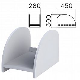 Подставка под системный блок "Монолит", цвет серый, ПМ32.11 - Фото предпросмотра